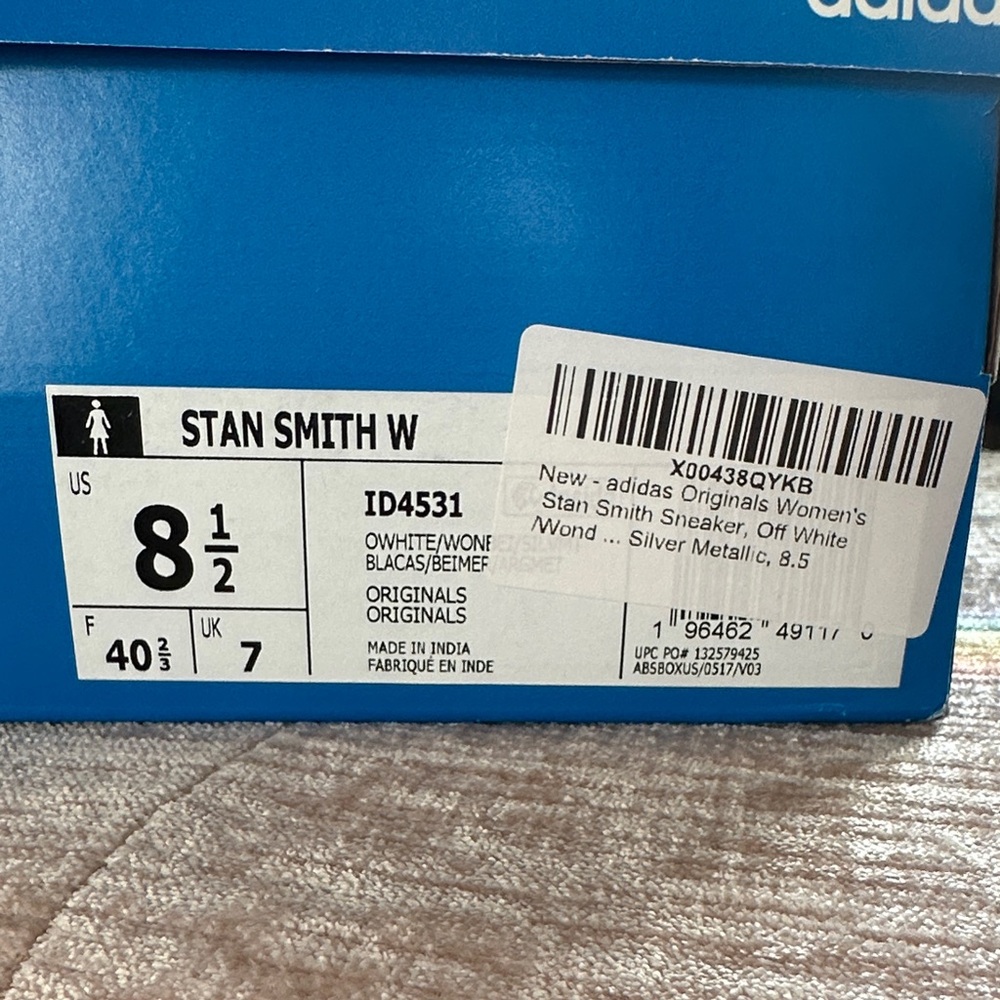 Stan Smith Adidas Sneakers - Cream and Pink - Picture 2 of 13